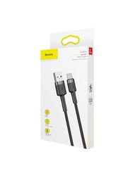 Cable USB a USB tipo C Carga y Sincronización C. Rápida 1m - Negro